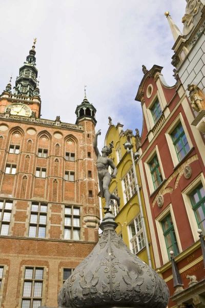 Poland, Gdansk Town Hall buildings in Old Town